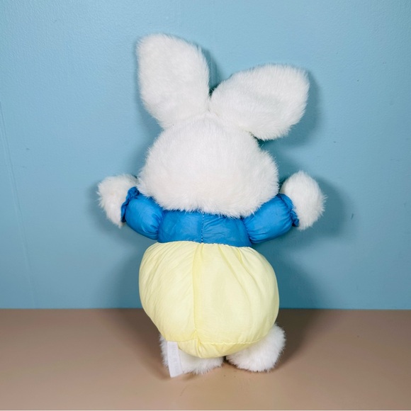 VTG 90'S Bunny Rabbit Nylon 11” To Tip Ears Stuffed Animal Plush TAIWAN - Picture 4 of 8